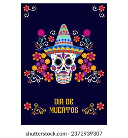 Dia de los Muertos, oder Day of the Dead, ist ein lebendiges mexikanisches Traditionsfestival.