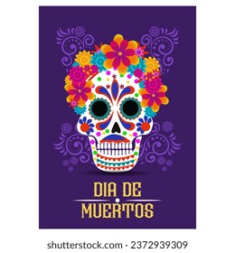 Dia de los Muertos, oder Day of the Dead, ist ein lebendiges mexikanisches Traditionsfestival.