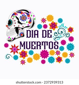 Dia de los Muertos, oder Day of the Dead, ist ein lebendiges mexikanisches Traditionsfestival.