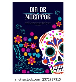 Dia de los Muertos, oder Day of the Dead, ist ein lebendiges mexikanisches Traditionsfestival.