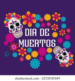 Dia de los Muertos, oder Day of the Dead, ist ein lebendiges mexikanisches Traditionsfestival.