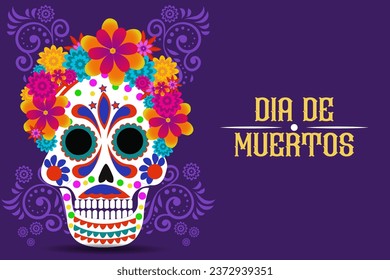 Dia de los Muertos, oder Day of the Dead, ist ein lebendiges mexikanisches Traditionsfestival.