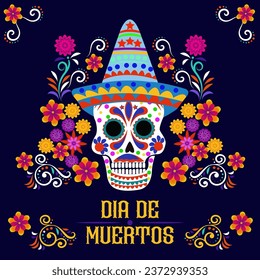 Dia de los Muertos, oder Day of the Dead, ist ein lebendiges mexikanisches Traditionsfestival.