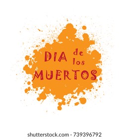 dia de los muertos ('day of the dead' in english) banner layout design