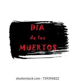 dia de los muertos ('day of the dead' in english) banner layout design