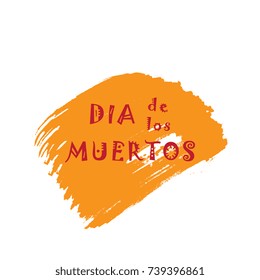 dia de los muertos ('day of the dead' in english) banner layout design