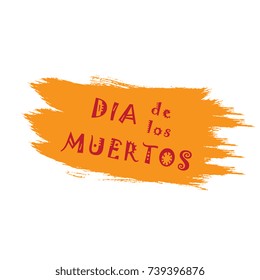 dia de los muertos ('day of the dead' in english) banner layout design