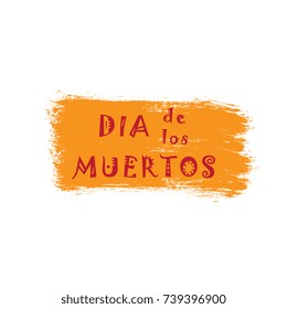 dia de los muertos ('day of the dead' in english) banner layout design