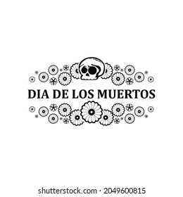 Dia de los muertos design vector