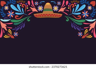 Dia de Los Muertos Frame Background