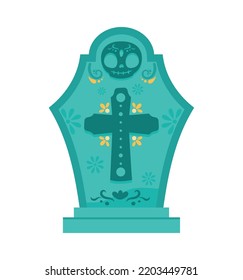 dia de los muertos gravestone