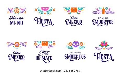 Dia De Los Muertos greeting cards and social media stories, Day of the dead, Mexican holiday. Vertical banner vector design