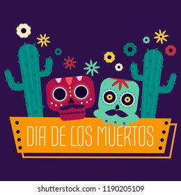 Dia de los Muertos Illustration vector. 