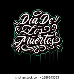 DIA DE LOS MUERTOS LETTERING VINTAGE