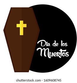 Dia de los muertos poster. Mexican celebration - Vector illustration design