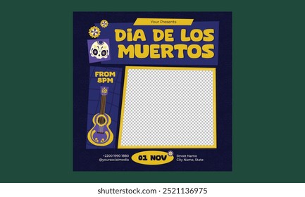 Dia De Los Muertos. Ilustração vetorial