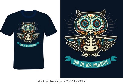 dia de los muertos t-shirt design 