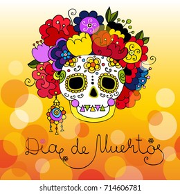 dia de muertos card