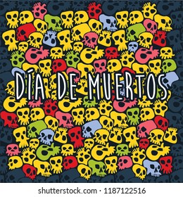 Dia de muertos. Death Day background