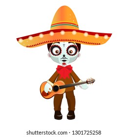 Dia de Muertos and Guitar