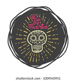 Dia De Muertos Hand Drawn