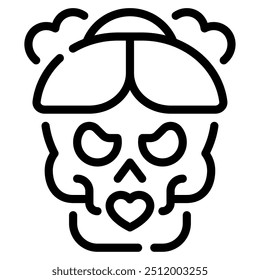 Dia de Muertos ícone para web, app, infográfico, etc