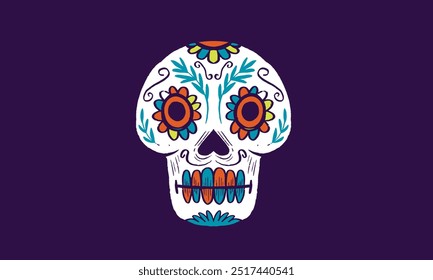 Dia de muertos ilustração, celebração mexicana