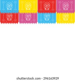 Dia de Muertos - Mexican Day of the death spanish text. decoration