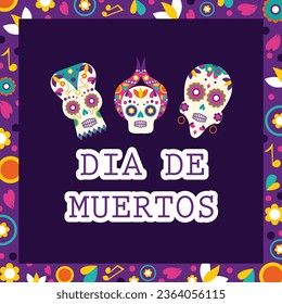 dia de muertos vector illustration design