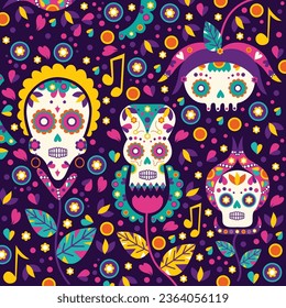 dia de muertos vector illustration design