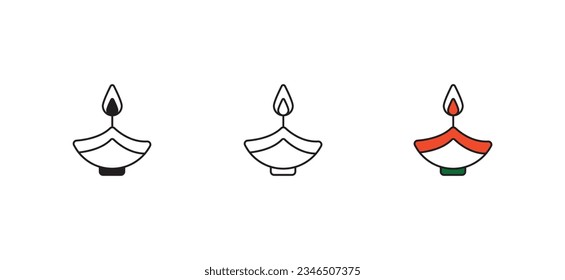 Dia icon design with white background stock illustration