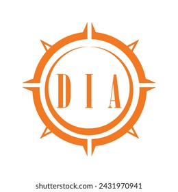DIA letter design. DIA letter technology logo design on white background. DIA Monogram logo design for entrepreneur and business.