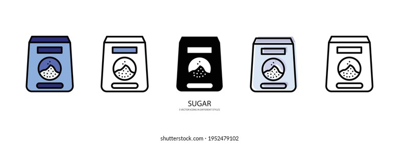 diabet SUGAR vector type icon