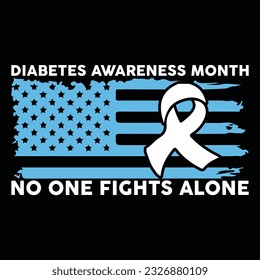 Diabetes Awareness Month No One Fights Alone Awareness