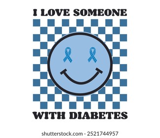 Diabetes Awareness I Wear Blue Para Diabetes Awareness Crush Tipo 1 Diabetes Luchamos Juntos Diabetes Warrior Noviembre Llevamos Blue Hope Faith Cure