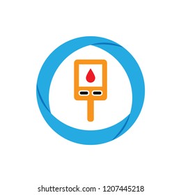 diabetes icon logo vector