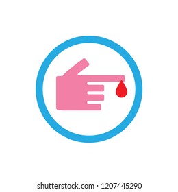 diabetes icon logo vector