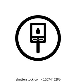 diabetes icon logo vector