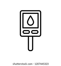 diabetes icon logo vector