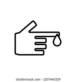 diabetes icon logo vector