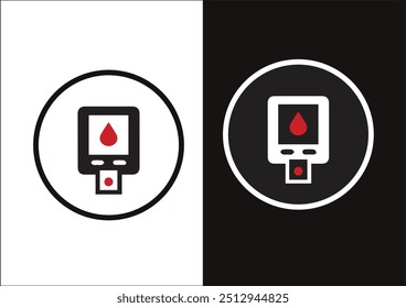 Ícone de diabetes com duas variações