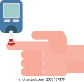 Diabetes Illustration Set Plet Konzept