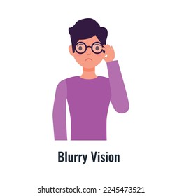 blurry vision clipart