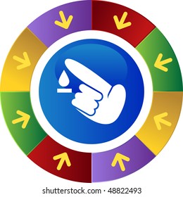 Symbol für Diabetes Test