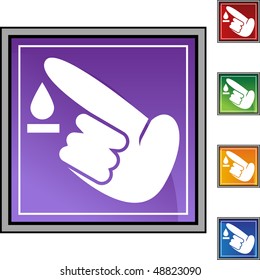 Diabetes Test icon set