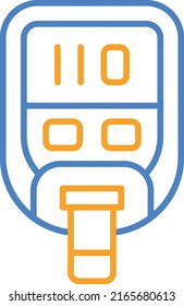 Icono del vector de prueba de diabetes. Se puede usar para imprimir, móviles y aplicaciones web.