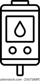 Diabetes Test vector icon. Can be used for printing, mobile and web applications.