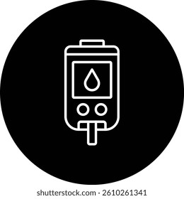 Diabetes Test vector icon. Can be used for printing, mobile and web applications.