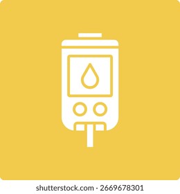 Diabetes-Test, Vektorsymbol. Kann für Druck-, Mobil- und Web-Anwendungen verwendet werden.