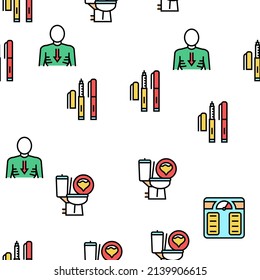 Ilustración delgada de líneas delgadas del vector de tratamiento de la diabetes